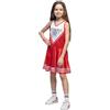 Boland-82318 Costume da Cheerleader Bambino, Multicolore, 10-12 anni, 82318