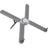 Trust Macy Supporto PC Portatile Ergonomico e Pieghevole, Laptop Stand 17.3 Pollici in Alluminio, Rialzo con Struttura Regolabile in 7 Fasi, Rialzo PC Portatile per Scrivania, Tavolo, Ufficio - Grigio