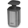 Joseph Joseph Dispenser di Sapone Igienico Easy-Push con Pompa Larga, Acciaio Inossidabile/Grigio, Taglia Unica