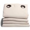 Moondream Tenda Anti-Rumore, Isolamento 3 in 1 Acustico/Termico/Oscurante, Tecnologia Brevettata, Beige - Guscio, 145 x 300 (LxH) cm, Occhiello (1 Tenda)