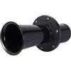 Akozon per Clacson Aoogah, 12V 110DB Auto Car Truck Antique Vintage Old Style Beep Car Horn Siren AHH OOO GAH AHOOGA OOGA Nero OOGA (Argento) (Nero) (Nero)