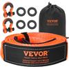 VEVOR Kit di Recupero con Cinghia di Traino per Impieghi Gravosi, Cinghia per Verricello Salva-Albero 76,2 mm x 6,1 m Resistenza alla Rottura di 16329 kg Triplo Anello Rinforzato, per Jeep, SUV, ATV