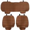 Auto Accessori Lupex Coprisedile Seduta 3 pezzi Universale Auto | Protezione Sedile 2 Anteriore e 1 Posteriore | Protector Comfort Automotive Cuscino Interni (Marrone)