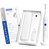Curaprox Spazzolino Sonico Curaprox Hydrosonic Easy | Per La Cura Quotidiana Delle Gengive E Il Controllo Della Placca | Semplice | Efficace | Affidabile | Set Con Due Testine