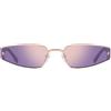 Dsquared2 Occhiali da Sole D20168/S DDB Nero/Viola Specchiato Donna