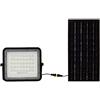 A2ZWORLD Faro Led Con Pannello Solare, Impermeabile IP65 Da Esterno 4000K, Batteria Sostituibile Con Indicatore, Telecomando Incluso, Cavo 3 Metri (80W 800LM 170X190X55mm)