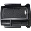 GETOUT Ghulumn Organizer per Console Centrale per Jeep Compass 2021 2022 Bracciolo per Scatola di Immagazzinaggio Secondaria Accessori per Vassoio di Inserimento,Nero