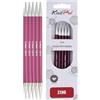 KnitPro Zing - Ferri a Doppia Punta, 20 cm, Misura US 10 (6 mm)