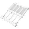 Tudaheuiy Scaffale di Tensione per Armadio, Espandibile Scaffale Senza Chiodi Armadio Divisorio di Stoccaggio Tubo In Acciaio PP Ripiano Espandibile per Guardaroba, Armadietto, Bagno, Cucina, Libreria (23‑30cm)