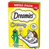 DREAMIES Creamy MEGA PACK cibo complementare con formaggio e catnip 12x10 g
