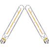OUKAIDE E27 T30-225 4W LED Edison Lampadina Vintage Lampadina E27 Lampadina a filamento LED, stile antico Retro in vetro trasparente Lampada a vite 400LM Non dimmerabile Bianco caldo 2700k (pezzi 2)