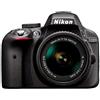 Nikon D3300 fotocamera reflex digitale (24 Megapixel, display LCD TFT da 3 pollici, Live View, Full HD)