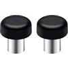 anchak 2 Pezzi Fermaporta a Muro, Fermaporta da Pavimento Fermaporta in Acciaio inox con Tampone di Gomma Tampone per Porta (60mm)