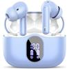 Btootos Cuffie Bluetooth, Auricolari Bluetooth 5.4 Stereo HiFi con 4 HD Mics, Mini Cuffie Wireless, 40 Ore Cuffiette Bluetooth per Androide/iOS, USB-C, Earbuds IP7 Impermeabili, LED Display