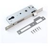 wopee Serratura da infilare in acciaio inox serratura serratura telaio tubolare serratura stretta 85mm serratura entrata 30mm serratura telaio tubolare serratura porta cancello La direzione (Size:85x35mm)