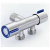 FUBESK Rubinetto per acqua fredda in acciaio inox, doppia maniglia in acciaio inox, rubinetto per acqua fredda, rubinetto per lavatrice per lavatrici, piscine con mocio