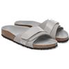 Birkenstock, OITA NUBUCK LEATHER, Ciabatte Sandali Moda Fashion (Stone Coin, Sistema Taglie Calzature EU, Adulto, Numero, Stretta, 38)