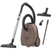 Electrolux EB61C3WBL Aspirapolvere con sacco, Serie 600, Elevata Filtrazione, Aspirapolvere Potente 750W, 3,5L Capacità Sacchetto, a traino, Silenzioso 75 dB, Marrone noce