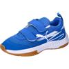 PUMA Varion II V Jr, Indoor Court Shoe, Team Royal White-Gum, 28 EU