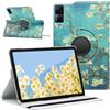 SWEIMEN Custodia Protettiva Compatibile con Xiaomi Redmi Pad SE tavoletta, con supporto girevole a 360°