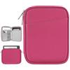Vinabilia 6-7 Borsa Custodia Protettiva per Nuovo 6 Kindle 11ª Gen/7 Kindle Paperwhite 12ª Gen/7 Kindle Colorsoft Signature Edition, 6 Kobo Clara Colour, Kindle Oasis E-Reader, Magenta