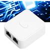Ejoyous Switch Lan 2 Porte, Switch Ethernet Splitter Lan 1 a 2 Switch di Rete 10/100/1000Mbps 2 Ingressi 1 Uscita 1 Ingresso 2 Uscite Switch Extender PoE Adattatore Splitter di Rete RJ45