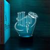 Deluisho Anime 3d Ha-rry Lampada, Ha-rry Po-t Lampada, Luce Notturna 3d Luci, 16 Colori Smart Touch, Luce Notturna Visiva Stereoscopica Dimmerabile, Regalo Perfetto per i Bambini