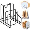 YiPHomn Porta Coperchi Pentole Salvaspazio, Portacoperchi da Cucina, Supporto Porta Taglieri da Cucinas, per Organizer Pentole e Padelle, Coperchi, Piatti
