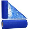 AmaCasa - Runner da tavola in Tessuto Non Tessuto Blu, Ideale per Fiori, Matrimoni e comunioni, 15cm/20m (Blue, 15cm)
