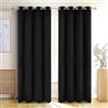 Blumtal tende per interni oscuranti 2 pz 265x140cm - tende oscuranti per interni con occhielli - tende camera da letto isolanti - tenda oscurante da interno - tende con anelli - tende nere oscuranti