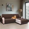 BellaHills Copridivano a forma di L, 2 posti (205 cm), bracciolo, per divano ad angolo destro, antiscivolo, per cani e gatti