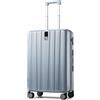 Hanke, Trolley per bagaglio a mano e da stiva con ruote e chiusura TSA, leggeri, in policarbonato rigido, da 35,56 cm, 40,64 cm, 50,8 cm, 61 cm e 73,66 cm, Grigio, Carry-On 20-Inch