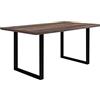 Forte Tavolo da Pranzo Non allungabile, Stile Vintage Old Wood, 160 x 74,7 x 90 cm