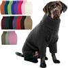 IECOii Maglione per cani XXL, maglione natalizio lavorato a maglia, dolcevita per cani di taglia extra large, per maschi e femmine, abbigliamento per il freddo per cani di grossa taglia, capi per