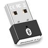 confitik Adattatore Bluetooth USB 5.3, Collega e Usa Chiavetta Bluetooth per PC Laptop EDR Dongle USB Bluetooth Compatibile con Windows 11/10/8.1