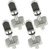 SZCXDKJ 4Pcs Tavole Da Surf Vite Pinna In Acciaio Inox Bullone Kit Pinna Piastra Accessori di Ricambio per Tavola Lunga, SUP Gonfiabile, Tavole Paddle Argento