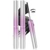 Lestpola Mascara in metallo impermeabile nero, 2 pezzi di mascara da parete 3D Curling Long Lasting, testina in metallo lavabile, senza aggraffatura, senza smudging, Precision Defining, mascara più lungo per