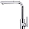 Teka 539381200 938-539381200 - Rubinetto cromato per lavello della cucina, con beccuccio estraibile, colore: Grigio