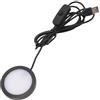 Fockety Plafoniera a LED, Plafoniera a LED ultrasottile USB con montaggio a filo e cavo da 1,5 m, Pannello luminoso rotondo piatto per sottopensile, ideale per camera da letto, e