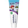 unilever Mentadent Kids Super Mario edition Dentifricio 0-6 Anni gusto Frutta, 75ml