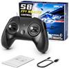 STARDRONE Telecomando Simulatore Volo Drone S8 8 Canali per Giochi FPV Drone, Supporto Sistemi & Piattaforme Popolari Piloti Principianti e Professionisti (Moda (Nero)