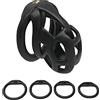 MKGMYGZ Chastity Cage Uomo Gabbia Pene Sissy Cintura Di Castità Maschile Cock Cage Erotitici Sexy Per Coppie (Flat,Micro)