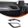 METYOUCAR Copertura decorativa per cruscotto con presa d'aria condizionata, per B-mw 1, serie 2, F40, F44 2020-2024, accessori per console centrale dell'auto, con guida a sinistra, striscia in fibra di carbonio