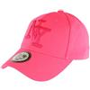 Hip Hop Honour - Berretto NY rosa fluo Flashy Baseball Gwyz, unisex Rosa Taglia unica