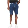 Calvin Klein Uomo Pantaloncini in Jeans Regular in Cotone, Blu (Denim Dark), 33W