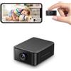 Liretope Telecamera Spia, Telecamera Wifi Interno 4K con Visione Notturna, 4 Ore Autonomia, Rilevamento Movimento Intelligente, Registrazione SD Card/Cloud, Mini Design Nascosto per Casa/Ufficio/Negozi