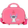Disney Joumma Disney Stitch Playfull Valigia per bambini Valigia rigida ABS Chiusura TSA 4 Ruote Bagagli a Mano, fucsia, Taglia unica per tutti