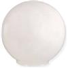 EDM LTDE - Paralume in vetro opalino a sfera 20cm bocca 8cm - LTDE 100-20