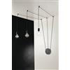 Eco Light I-HABITAT-PL3 NER I-HABITAT-PL3 NER - Lampada da parete, E27, colore: Nero