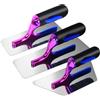 UpJia Flarish UpJiaflarish - Set di 3 cazzuole in acciaio inox lucido e abbagliante per intonacatura e muratura, strumento manuale per pittura artistica, vernice marmorino, modellazione decorativa in microcemento